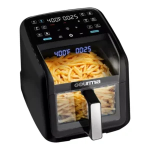 Digital Air Fryer Panorama 7-QT with Panoramic View White Electric